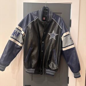 🧑‍🎄 🎁 NFL Black and Navy Varsity Jacket